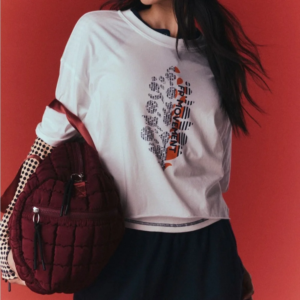 Free people Inspire Buti Logo Tee (white) - Picture 3 of 5